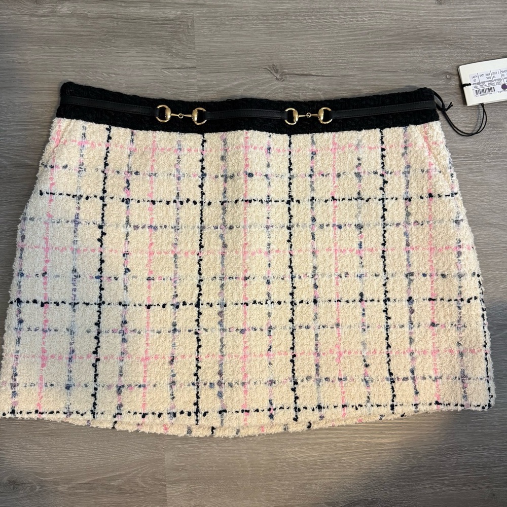 Gucci Tweed Mini Skirt - Sz. 48